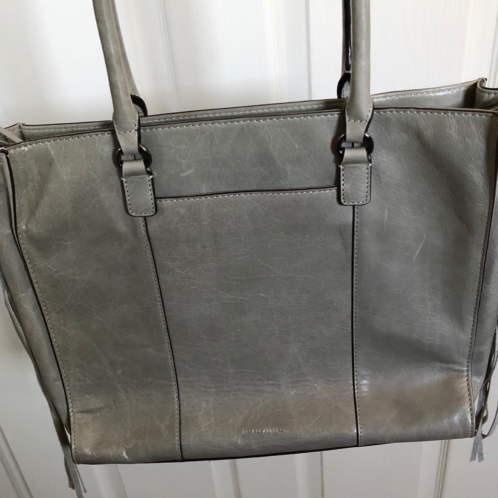 Rebecca Minkoff Leather Gray Purse π βοΈGWP!βοΈ - Picture 2 of 7